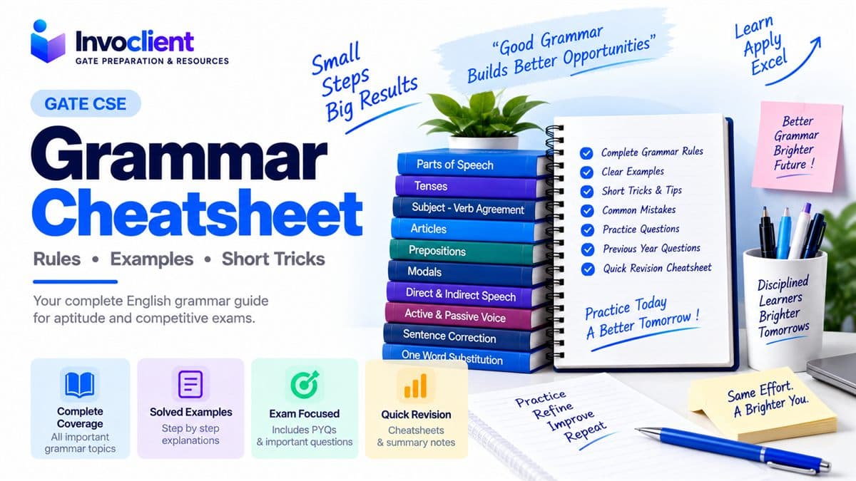 Grammar Cheatsheet coming soon cover