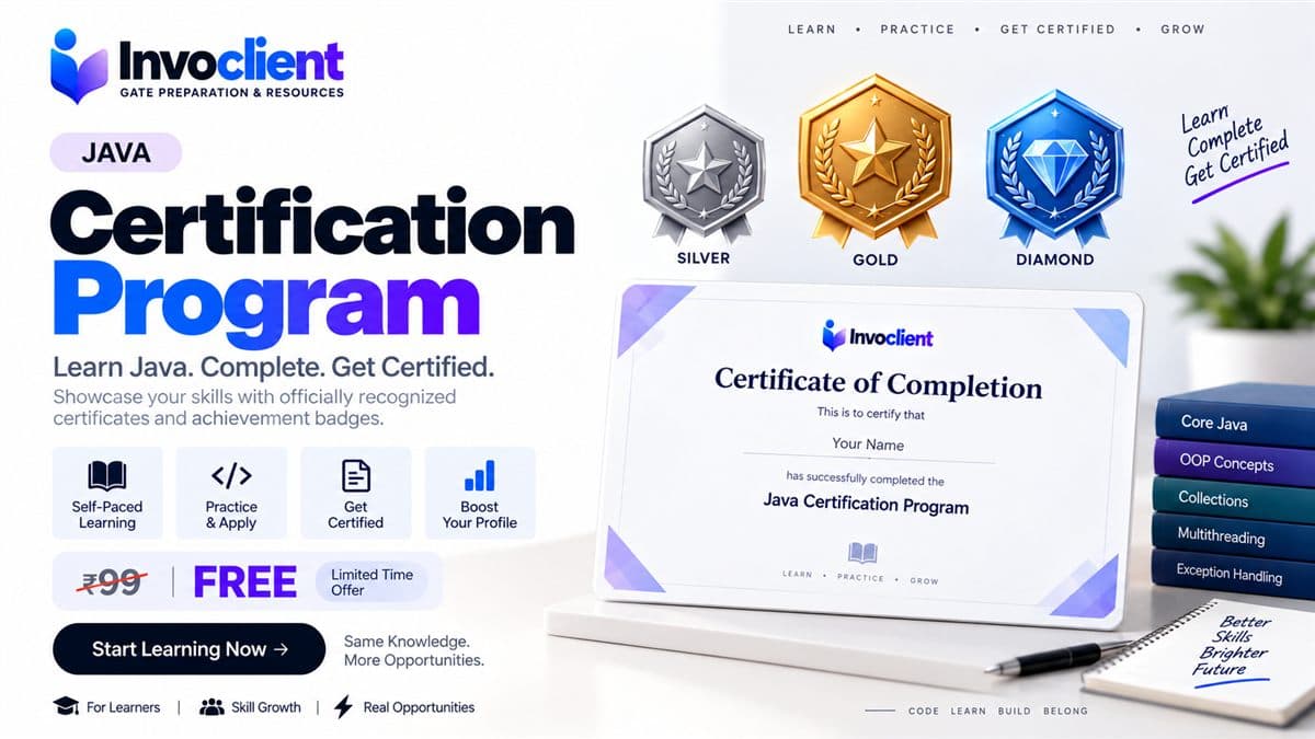 Java Programming Certification cover