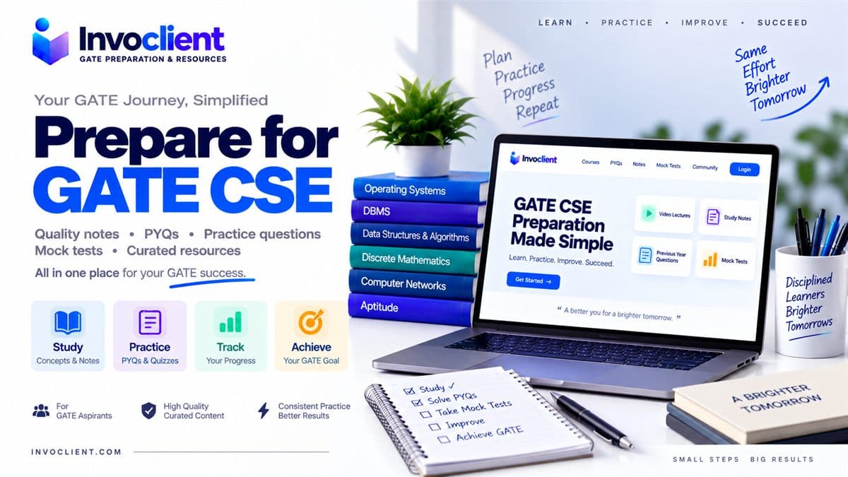 Prepare for GATE CSE with Invoclient